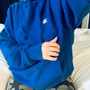 Royal Blue Champion Hoodie
